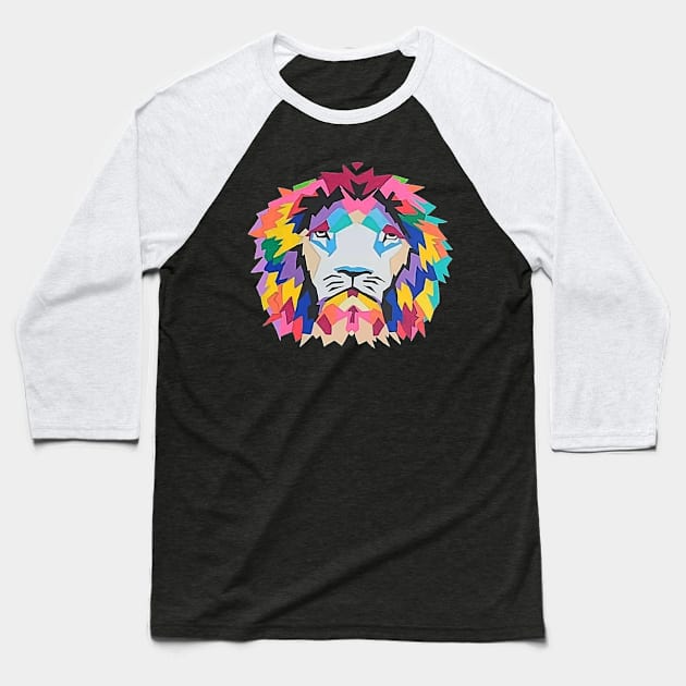 The Lions drawings Arta Baseball T-Shirt by Tomikaci